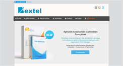 Desktop Screenshot of extel.fr