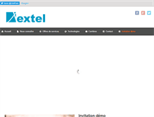 Tablet Screenshot of extel.fr